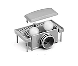 Душовий трап KOER CleanLine 1200 мм під плитку із сухим затвором із нержавіючої сталі FD30-70x1200, фото 7