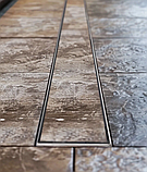 Душовий трап KOER CleanLine 1200 мм під плитку із сухим затвором із нержавіючої сталі FD30-70x1200, фото 8