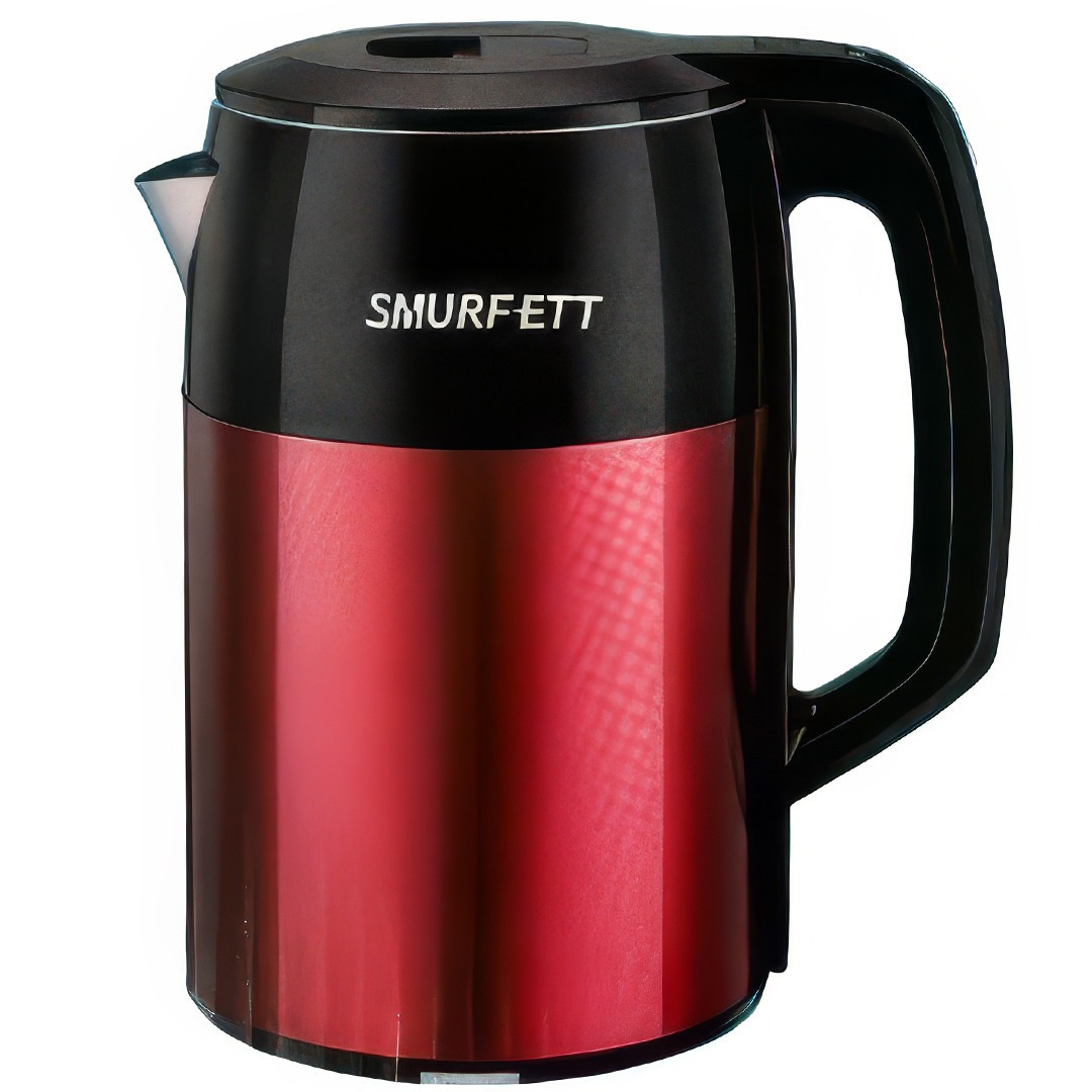 Електричний металевий чайник Smurfett SE-2250 потужністю 1500W, об'єм 2.5 л