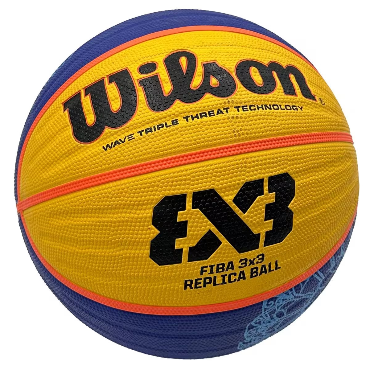М'яч баскетбольний для стрітболу Wilson FIBA 3X3 Paris 2024 WZ3015001XB6F (розмір 6)