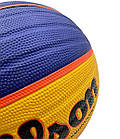 М'яч баскетбольний для стрітболу Wilson FIBA 3X3 Paris 2024 WZ3015001XB6F (розмір 6), фото 8