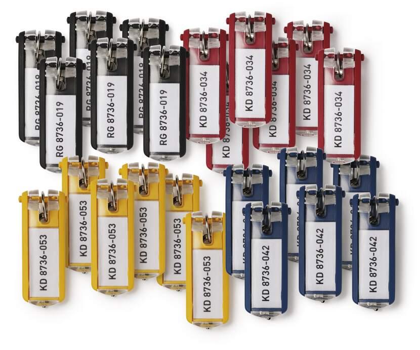 Бирка брелок для ключів Key clip (24 шт) Durable Німеччина