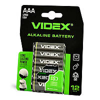 Батарейка Videx LR03 Alkaline (AAA) Carton Blister 12pcs