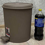 Відро з педаллю Nostalgia N327 Лате, фото 3