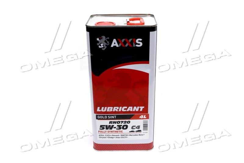 Масло моторн. AXXIS 5W-30 С4 RN0720 (Каністра 4л) AX-2189 UA58