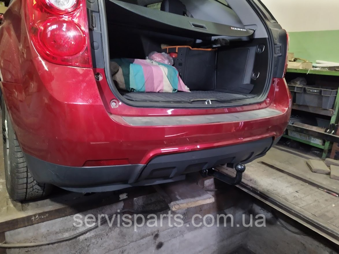 Фаркоп Chevrolet Equinox 2009-2017 (Шевроле Еквінокс 2) без підрізу бампера