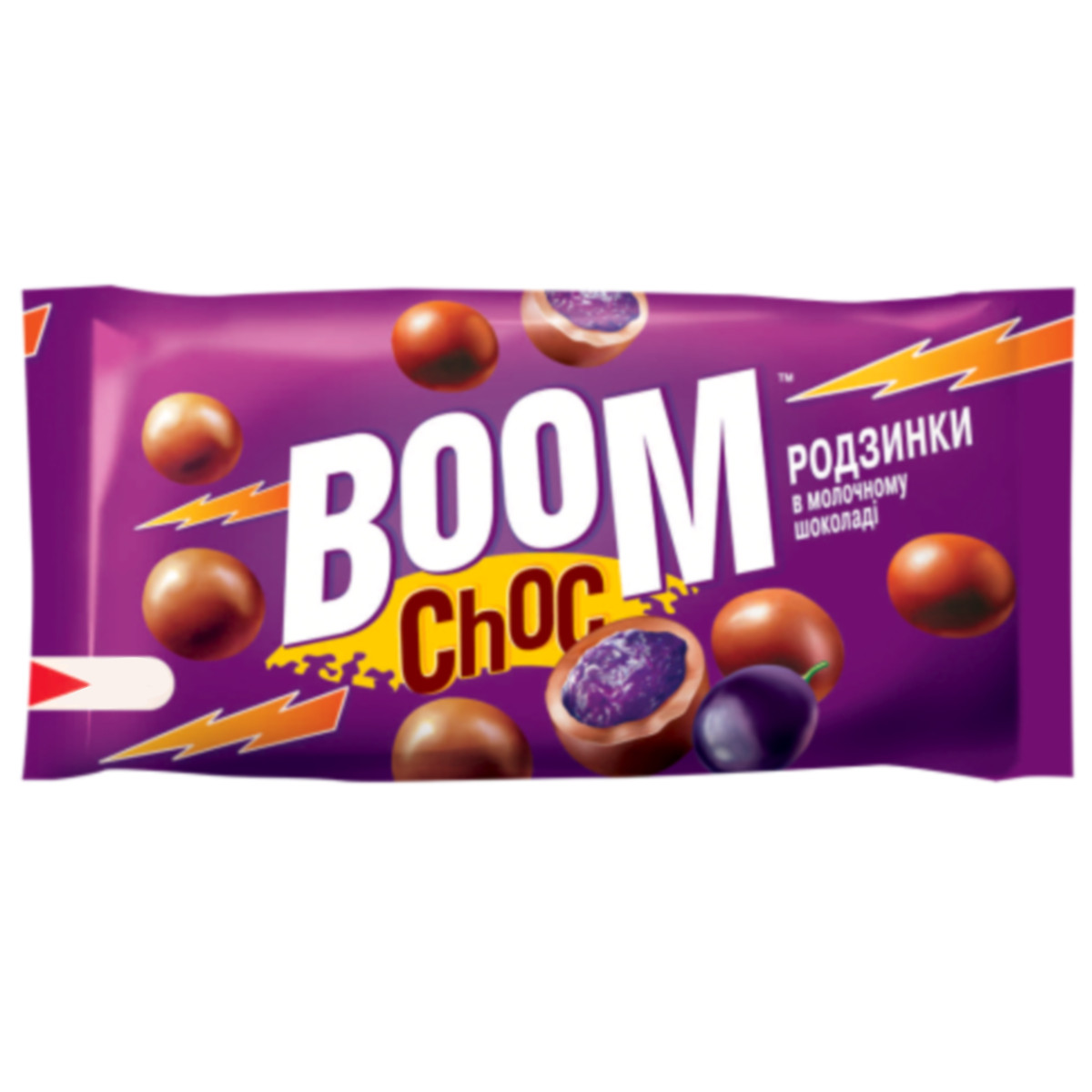 Родзинки в молочному шоколаді Boom Choc, 80 г (Бум чок)