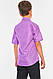 Рубашка детская мальчик фиолетовая 148484L - фото 3 - id-p2493047869