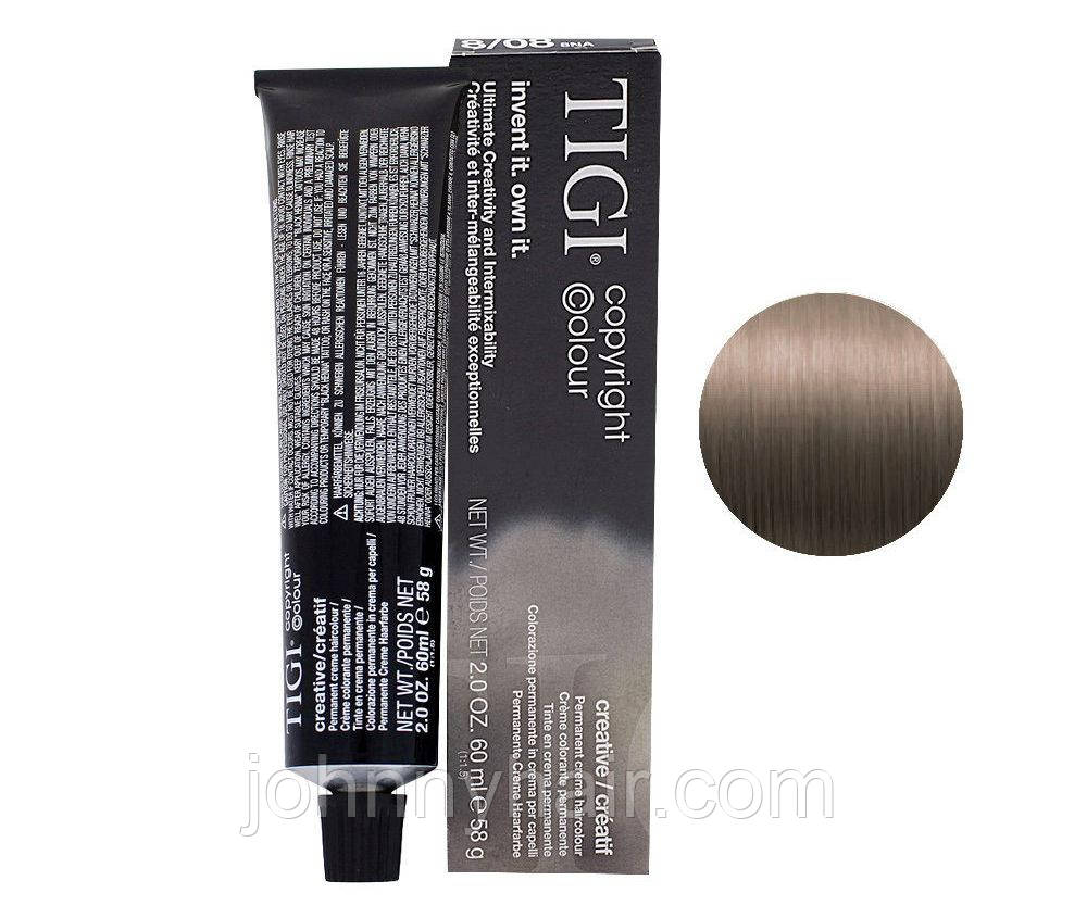 Фарба Tigi Creative 8/08 Light Natural Ash Blond, 60 мл, фото 1