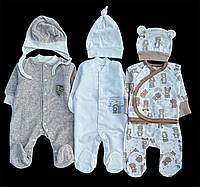 Красивый набор одежды для новорожденных малышей, качественная одежда для новорожденных, осень, зима, 56 см