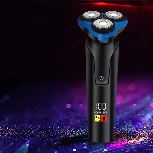 Акумуляторна електробритва-шейвер Geemy GM-9010, електрична бритва, фото 1