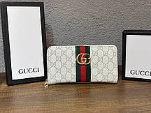 Жіночий стильний гаманець на змійці Gucci (гуртом/роздріб)