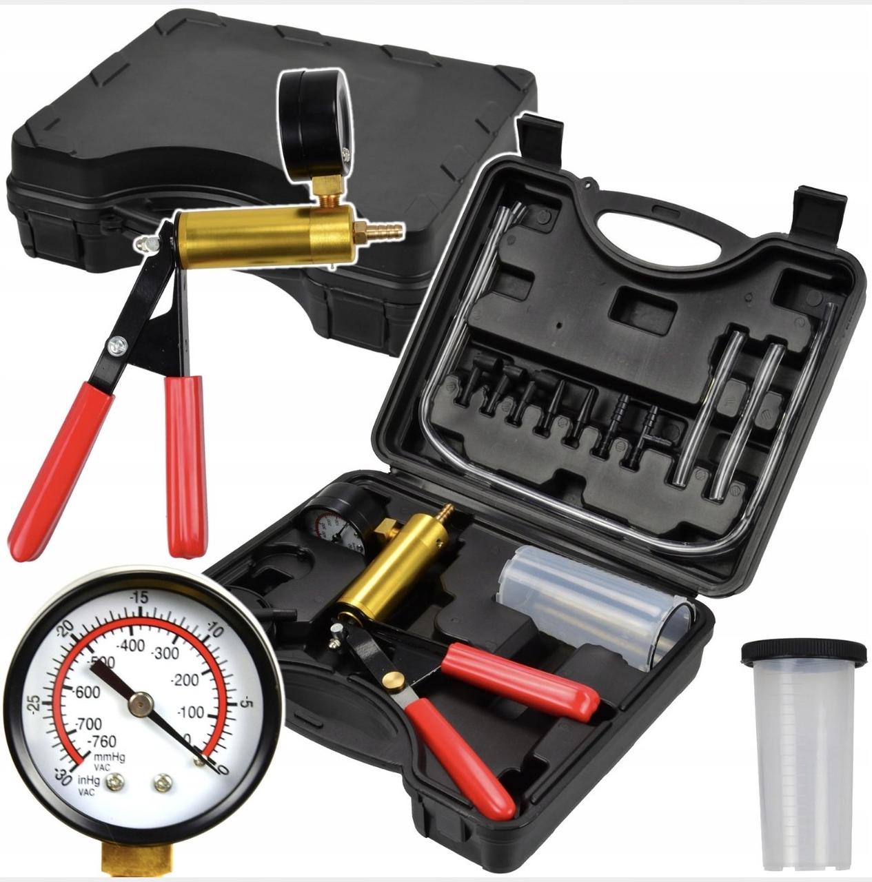 Вакуумний ручний насос (1-4 бар) Geko G01156 Польща, фото 1