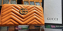 Жіночий стильний гаманець на змійці Gucci (гуртом/роздріб)