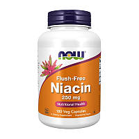 Ніацин NOW Flush-Free Niacin 500 mg Double Strength 180 veg caps