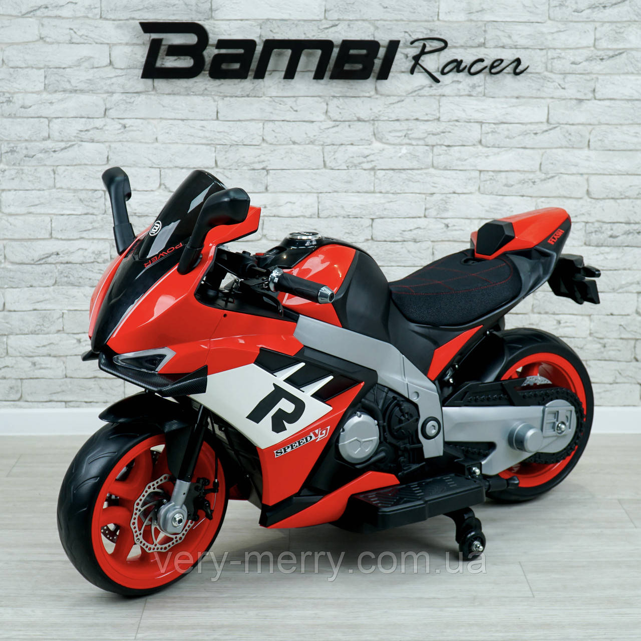 Дитячий мотоцикл Ducati 150W (червоний колір), фото 1