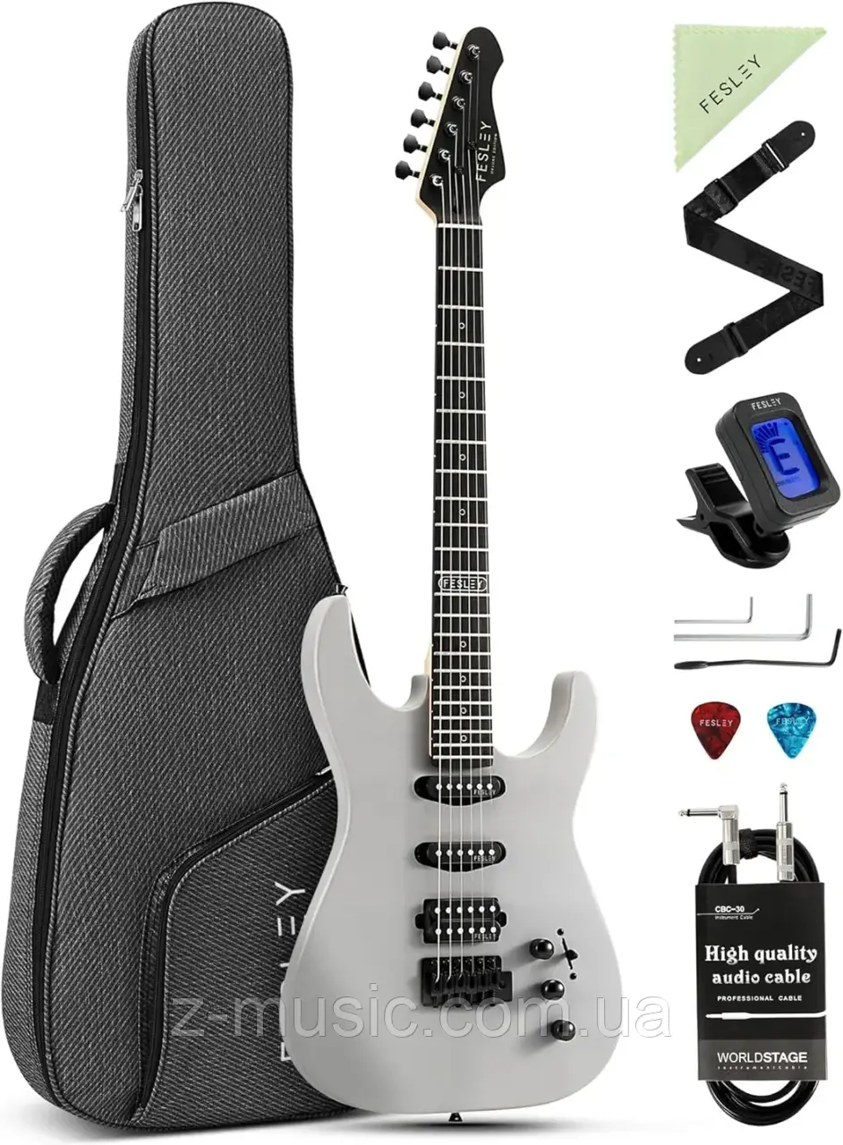 Електрогітара Fesley FST400M GRAY (комплект), фото 1