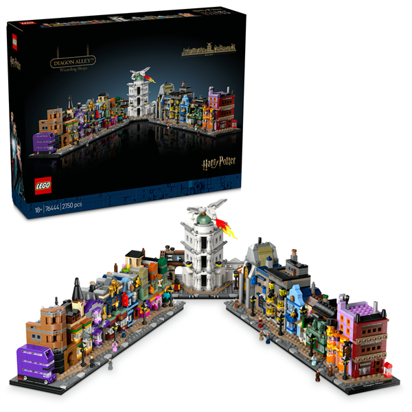 Конструктор LEGO Harry Potter Алея Діаґон Чаклунські крамниці 2750 деталей