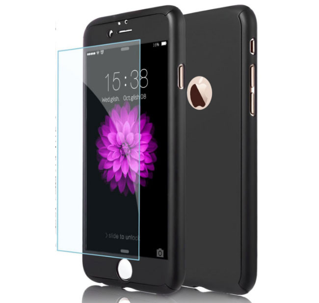 Чохол Luxury 360 для телефону Apple iPhone 7 / iPhone 8 / SE 2020 / SE 2022 - Black
