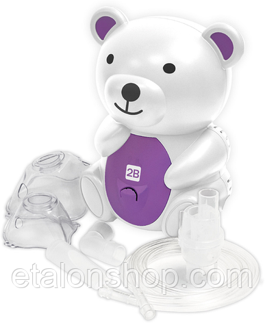 Ингалятор (дитячий небулайзер компресорний) 2В Teddy Bear, фото 3