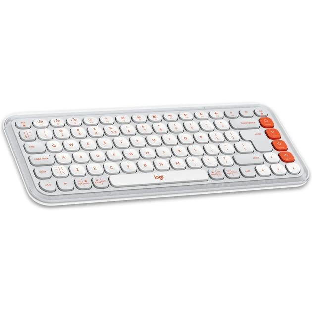 Клавіатура бездротова Logitech POP Icon Keys Bluetooth UA Off-White, фото 1