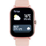 Смарт-годинник Gelius Pro GP-SW003 (Amazwatch GT2 Lite) Pink, фото 9
