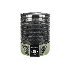 Сушарка для овочів і фруктів Liberton електрична 21 л, 520 Вт, 7 піддонів, для пастили