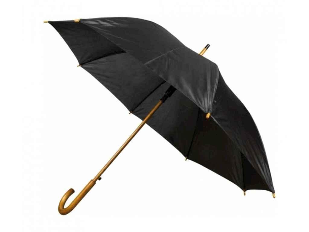 Парасолька автомат велика парасоля TWIST PROMO, чорна ТМ Economix FG