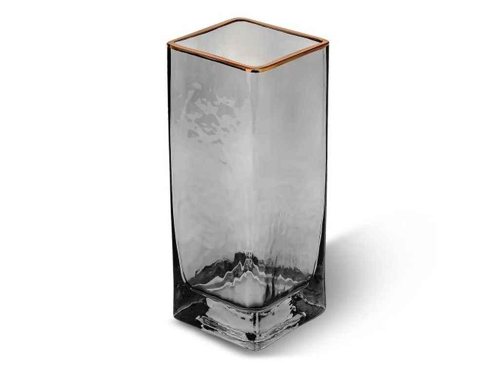 Ваза для квітів h=25см Emerald 8см R95315-L скло ТМ STENSON FG