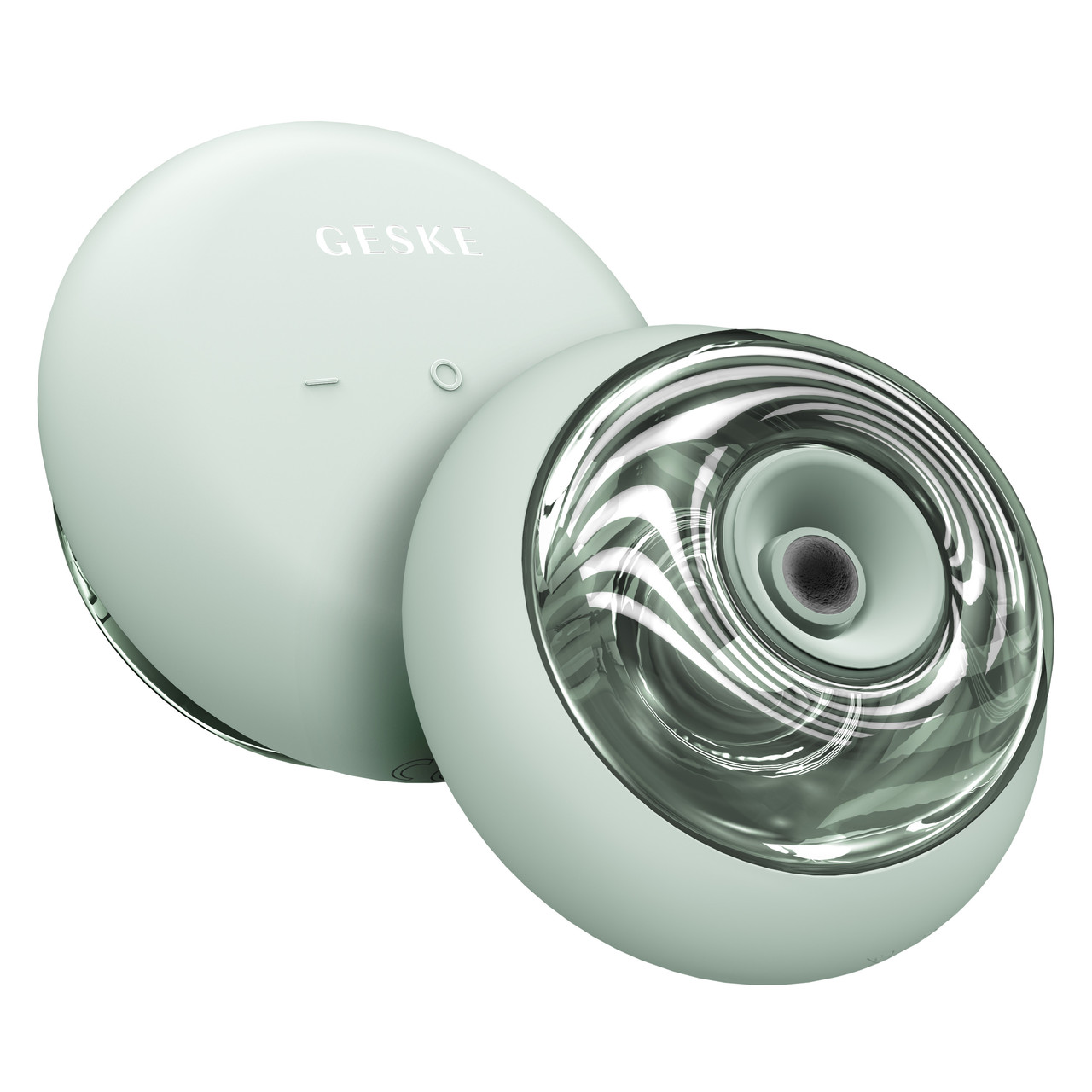 Масажер для обличчя та тіла GESKE Sonic Cool&Warm Face and Body Massager 9в1 green, фото 1