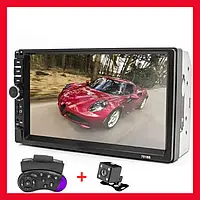 Универсальная 2Дин автомагнитола с большим экраном 7дюймов на Windows магнитофон + Камера заднего вида
