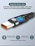 Кабель USB Type-C 5 метрів 6A Швидка зарядка Samsung Huawei Xiaomi Switch Sony PS5 Червоний, фото 5