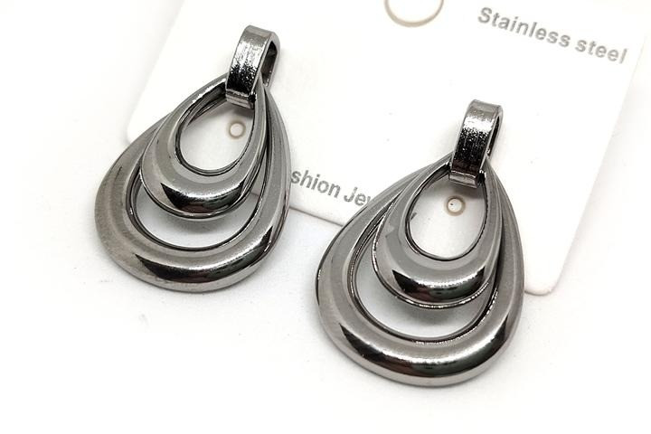 Сережки для вух сріблясті, фото 1