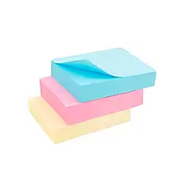 Блок паперу (з липким шаром, 50x40 мм, 3 блоки по 100 аркушів, асорті) Axent Delta D3311