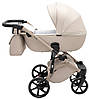 Коляска 2 в 1 Adamex Nola Natura 3 vanilla, фото 4