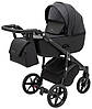 Коляска 2 в 1 Adamex Nola Eco SA-2 чорний, фото 2