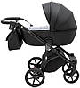 Коляска 2 в 1 Adamex Nola Eco SA-2 чорний, фото 4