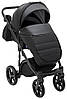 Коляска 2 в 1 Adamex Nola Eco SA-2 чорний, фото 7