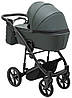 Коляска 2 в 1 Adamex Mobi Air Thermo New ECO SA-29 темо-зелений, фото 4