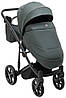 Коляска 2 в 1 Adamex Mobi Air Thermo New ECO SA-29 темо-зелений, фото 6