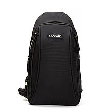 PODIUM Сумка Чоловіча На Плечо нейлон Lanpad 35005 black, фото 3