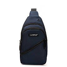 PODIUM Сумка Чоловіча На Плечо нейлон Lanpad 82085 blue, фото 3