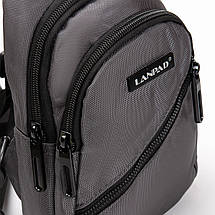 PODIUM Сумка Чоловіча На Плечо нейлон Lanpad 82085 gray, фото 4