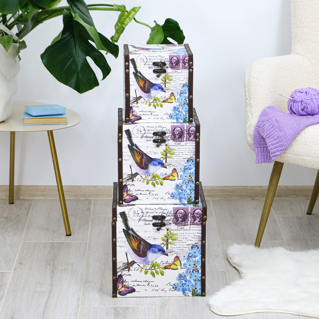 Набір 3-х скринь - Птах Гранд Презент SH31168