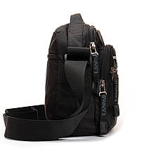 PODIUM Сумка Чоловіча Планшет нейлон Lanpad 8648 black Розпад, фото 5