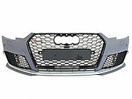 Передній бампер  ( в стилі RS4 V1 ) на AUDI A4 B9 2015-2019 року