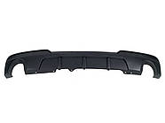 Дифузор ( заднього бампера ) Чорний матовий ( M-Performance ) 0--0 на BMW 5 Series F10 / F11 2010-2017 року