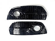 Решітки в бампер Full Black ( в стилі RSQ5 ) на AUDI Q5 8R 2008-2012 року