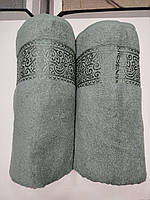 Набір рушників махрових лазня та обличчя 02