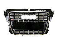 Решітка радіатора Chrome Black ( в стилі S3 ) на AUDI A3 8P 2008-2012 року